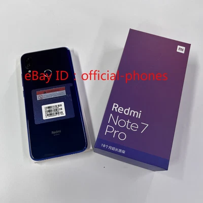 Xiaomi Redmi Note 7 Pro Dual SIM entsperrt 6+128GB 6,3" Octa-Core Android Handy - Bild 1 von 4