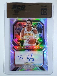 2020-21 Panini Prizm Trae Young AUTO Silver Holo Autograph - Ready for Grading - Picture 1 of 2