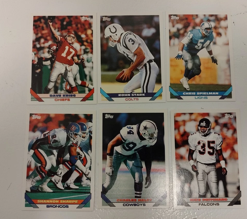 1993 Topps Football Cards Complete Your Set U-Pick #1-249 EX-Nm FREE SHIPPING !! - Image 1 of 1