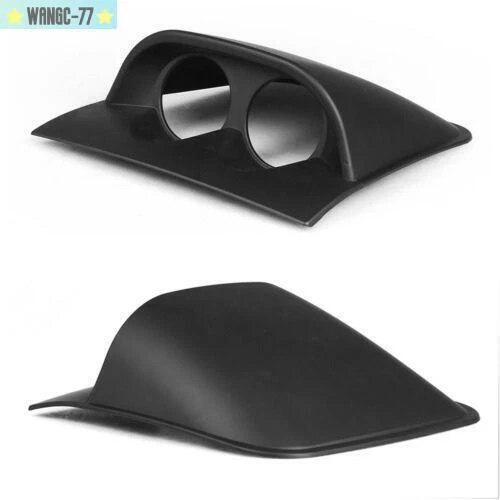 Black 52mm Dual Hole Gauge Pod ABS Plastic Holder Car Dual Dash Dashboard Mount — 第 1/4 张图片