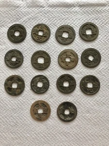 Joblot 14 Chinese Coins 10th-11th century (Ref DU) - Picture 1 of 5