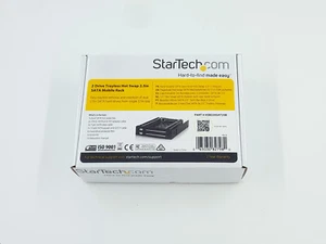 Rack mobile StarTech 2 disques sans plateau 2,5 pouces SATA - Photo 1/1