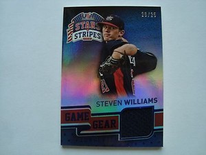 2015 Panini Stars & Stripes Steven Williams Game Used Jersey Rookie #'d 20/25