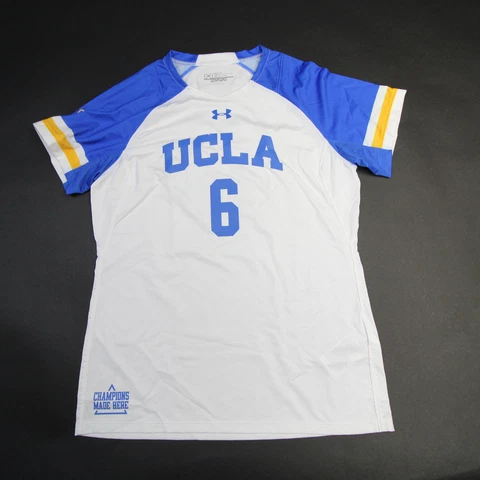 UCLA Bruins Under Armour Practice Jersey - Soccer Women's White/Blue Used Cover
