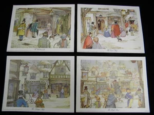 Impresiones de ciudad vintage de Vivian Mansell (tipo Currier e Ives) 7 x 9 ole (juego: cuatro) - Imagen 1 de 7