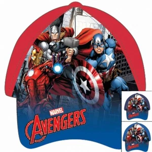 MARVEL Avengers Jungen Kappe Cap Basecap Hut Mütze blau o. rot. Gr.52 o.54 - Bild 1 von 4