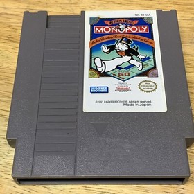 Monopoly NES Tested Works Nintendo Entertainment System ￼Parker Bros. Board Game