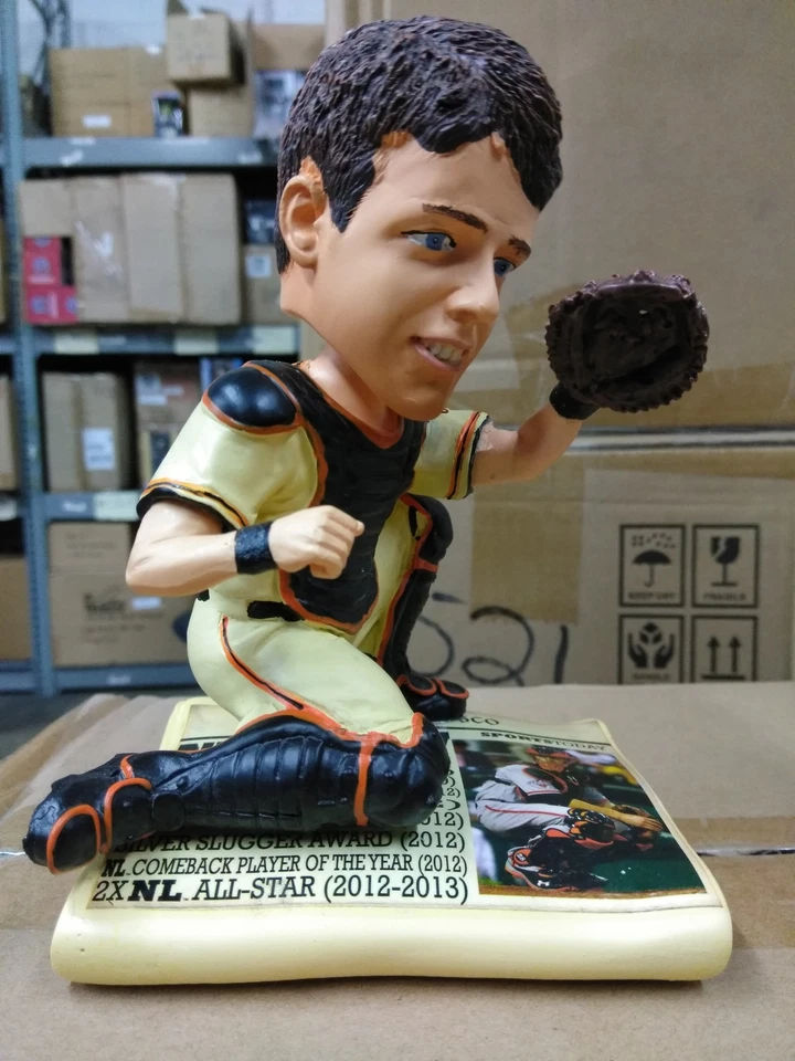 Bobblehead de periódico Buster Posey Diamond Legends 2014 Foto 1 de 1