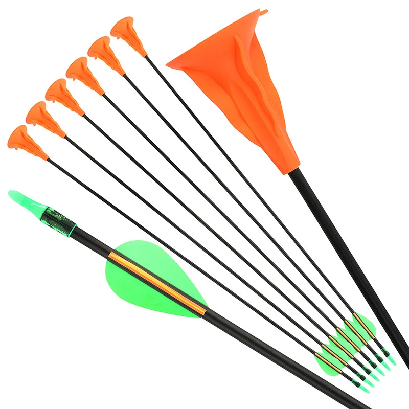 29in Archery Sucker Arrows Youth Safe Suction Cup Target Practice Shooting - Image 1 of 4