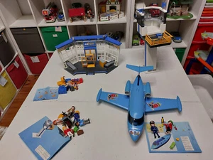 Playmobil FunPark Flugzeug 9366 + City Action Flughafen mit Tower 5338 - Bild 1 von 15