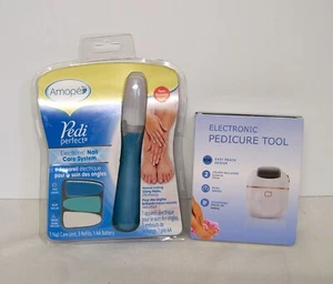 Elektrischer Fußpeelingschleifer und elektronisches Pedi Perfect Nagelpflegesystem - Bild 1 von 16