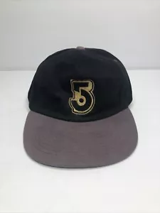 Vintage Warner bros baseball cap #5 gold embroidered snap back .earth best hope - Picture 1 of 10