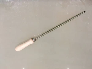 Hand Cut Diamond Round Rasp with Handle 25cm Stone Carving & Masonry - Picture 1 of 1