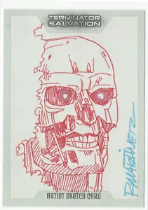 Terminator Salvation Topps 2009 1/1 Artist Sketch Card Randy Martinez - Picture 1 of 2