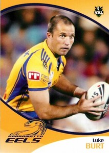 ✺New✺ 2009 PARRAMATTA EELS NRL Card LUKE BURT Daily Telegraph