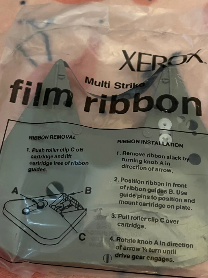 Lote de 1 0 Cinta de Película Xerox Multi Strike Fabricante de Equipo Original Nuevo Antiguo Stock De Colección Caducada Foto 1 de 1