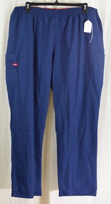 Dickies Women's EDS Elastic Waist Pull-On Cargo Signature Scrubs Size 4XL - Image 1 of 3