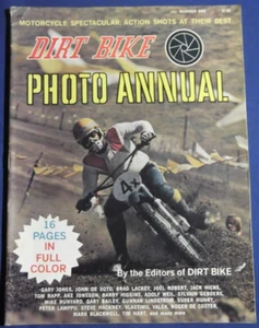 DIRT BIKE MAGAZIN-1972-NO 1 PHOTO ANNUAL-DECOSTER-SADDLEBACK-B LA-VINTAGE - Bild 1 von 7