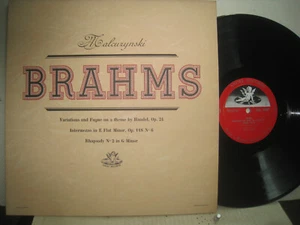 Brahms Vars / Intermezzo / Rhapsody, Malcuzynski, piano *Angel 35349 mono - Imagen 1 de 1