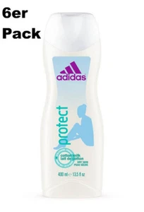 (14,56 €/L) Adidas donna protezione gel doccia latte cotone 6x400 ml - Foto 1 di 1