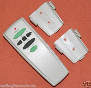 Hampton Bay Ceiling Fan Remote for two lights (UP & Down) with two wall holders - Picture 1 of 1