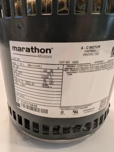 NEU IN MFG BOX MARATHON 048A11O787 3/4PS 1075RPM 1PH 60Hz 115V ELEKTROMOTOR - Bild 1 von 9