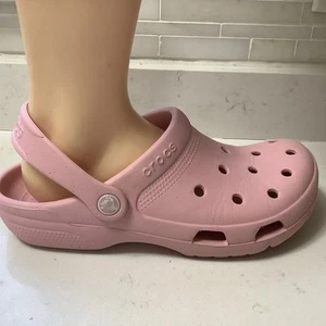 Crocs - Classic Pink Clogs Sz Women 8 And Men 6 - Picture 1 of 7