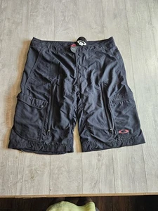 💥Raro Pantalones Cortos Oakley MTB Vintage NOS Negro Talla 2XL Calavera - Imagen 1 de 21