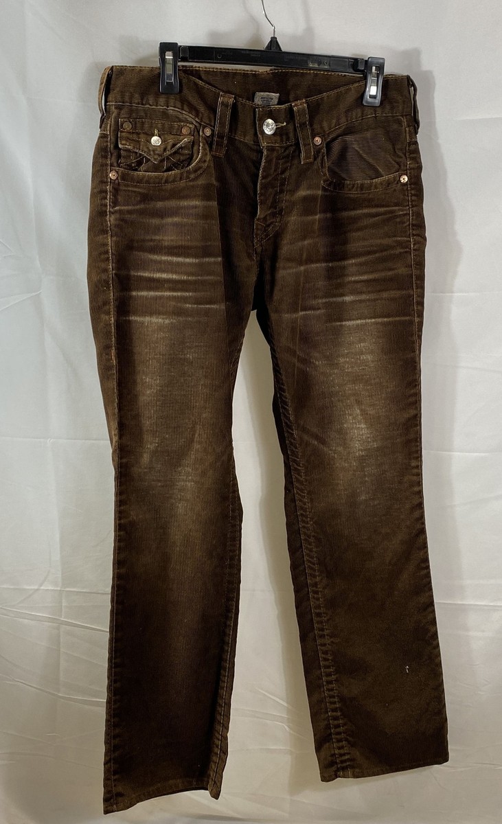 パンツ old TRUE RELIGION BOBBY Corduroy Pants BOBBI CORDUROY BIG T BAGGY CARGO PANT - True Abyss | True