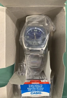 卡西欧 AW-81D 2747 照明器 Telememo 模拟/数字男士手表 世界时间 — 第 1/4 张图片