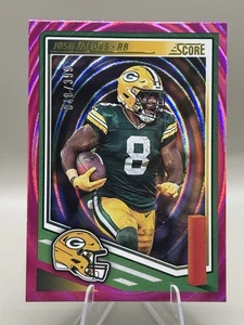 Punteggio 2025 - Josh Jacobs #190 Pink Ellipse Foil /399 Green Bay Packers - Foto 1 di 2