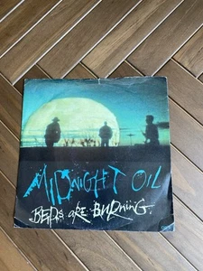 MIDNIGHT OIL - BEDS ARE BURNING - 7” Vinyl Single CBS OIL3 EX /VG - Picture 1 of 4
