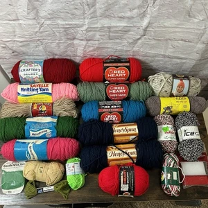 Konvolut 20+ Vintage Garnknäuel gemischte Marken, Farben, Größe neu & kaum benutzt - Bild 1 von 4