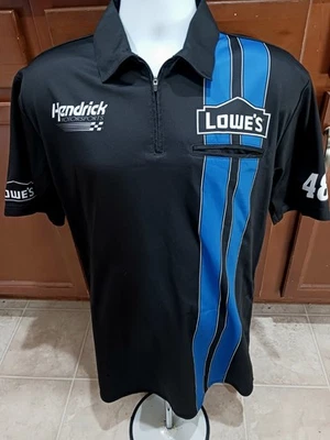 Hendrick Motorsports Medium Lowe's Chevy Pit Crew Shirt NASCAR Jimmie Johnson - Image 1 of 4