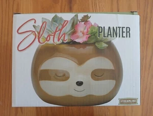 Faultier Übertopf - Keramik - Streamline - Neu im offenen Karton - Bild 1 von 7