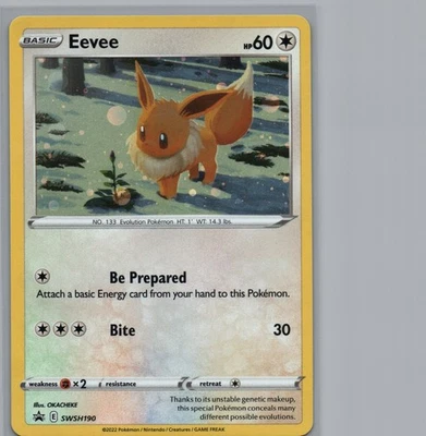 Eevee | SWSH190 Promo | SWSH: Sword & Shield Promo Cards | LP - Image 1 of 2