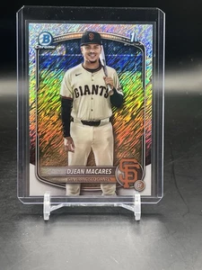 2025 Bowman Chrome #BCP-237 DJEAN MACARES 1st Bowman Mini Diamond Refractor - Bild 1 von 2
