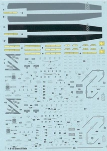 Hi-Decal Line HDL 48-006 F-18 A/B/C/D Hornet Stencil data 1/48 scale decals - Picture 1 of 1