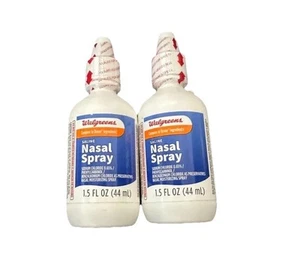 2 - Walgreens Saline Nasal Spray 1.5 FL OZ New Sealed - Picture 1 of 3