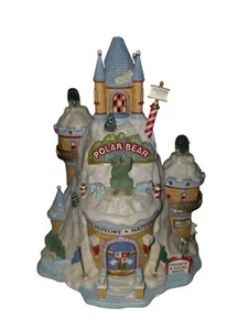 Dept 56 Christmas Village Polar Bear Palace North Pole Series Holiday House Work - Picture 1 of 24
