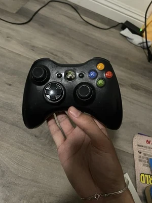 Controlador Inalámbrico Original Microsoft Xbox 360 Original OEM con Teclado Foto 1 de 4