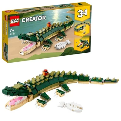 LEGO Creator Crocodile 31121 Toy Block Present Animal Boys Girls Ages 7+ - Image 1 of 2