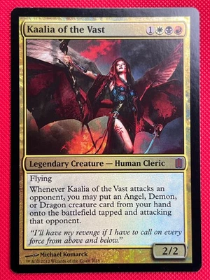 MTG Foil 1X Kaalia of the Vast X1 Commander's Arsenal Magic - NM - Image 1 of 2