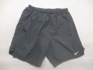 NIKE DRI-FIT Größe S Herren schwarz Stretch Taille Kordelzug gefüttert Laufshorts 362 - Bild 1 von 7
