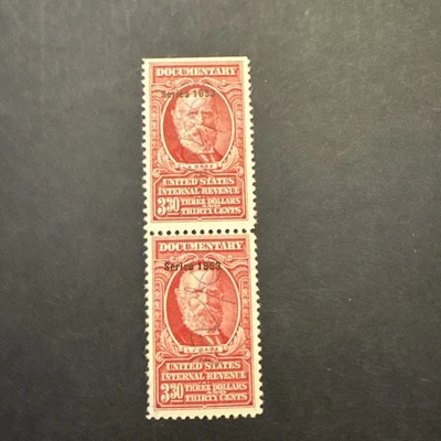 US Scott #R640 Pair  Used Ng Revenue US Stamps - Image 1 of 2