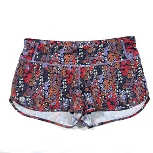 Smartwool Active Lined Shorts Size Small Ultra Violet Meadow Print - Picture 1 of 6