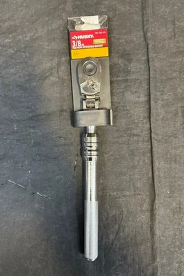 Husky Extendable Ratchet Adjustable 3/8 Inch Drive Flex Head Hand Tool Chrome  - Image 1 of 4