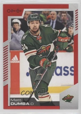 2020-21 O-Pee-Chee Red Border Matt Dumba #153 - Image 1 of 2