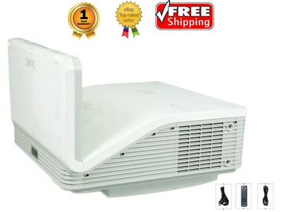 SMART UF70 Projektor DLP Hell Ultra Überwurf Kurz HDMI HD 4K Lan W / Paket - Bild 1 von 4