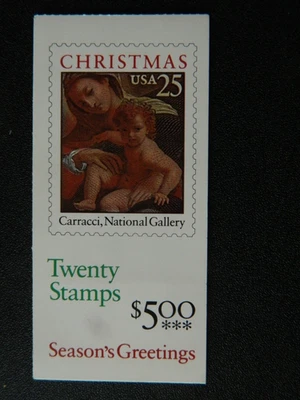 US SC#  2427A   BK167 CARRACCI MADONNA  MNH UNEXPLODED - Image 1 of 2